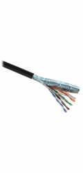 Instalační kabel Solarix venkovní FTP, Cat5E, drát, PE, box 100m SXKD-5E-FTP-PE