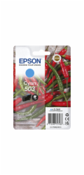 Epson 503 Singlepack - 3.3 ml - azurová - originální - blistr - inkoustová cartridge - pro EPL 5200; RIP Station 5200; WorkForce WF-2960