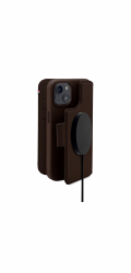 Decoded puzdro Leather Detachable Wallet MagSafe pre iPhone 14 Plus - Brown