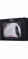 Flexi Vodítko Glam Composition M pásek 5m Pearl White