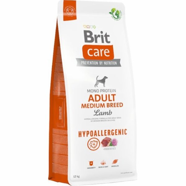 BRIT Care Hypoallergenic Adult Medium Breed Lamb - dry do...