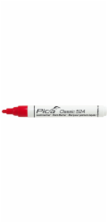 Pica Classic Industrial Paint  Marker, 2-4mm bullet tip, red