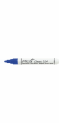 Pica Classic Industrial Paint  Marker, 2-4mm bullet tip, blue