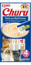 INABA Churu Tuna with Beef Recipe - cat
