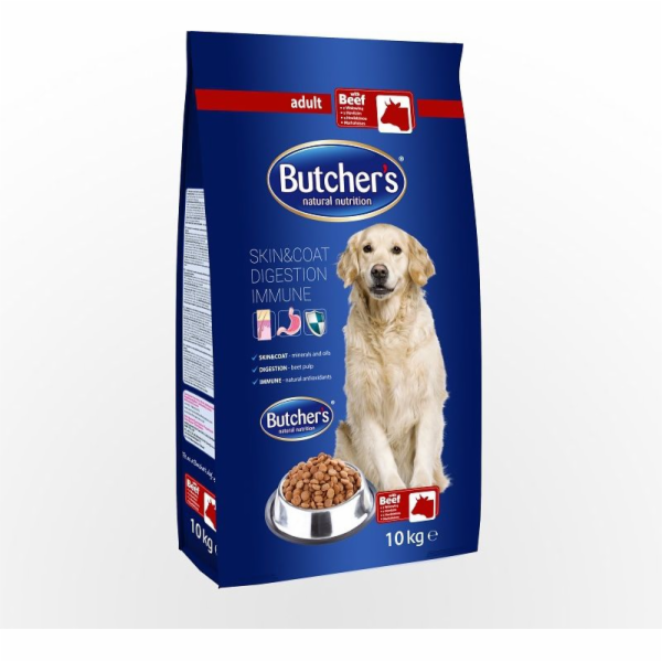 BUTCHER S Natural&Healthy with beef - suché krmivo pro ps...