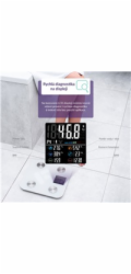 TrueLife FitScale W7 BT - Bioelektrická impedanční bluetooth váha - bílá