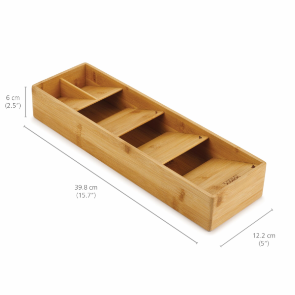 Joseph Joseph DrawerStore Bamboo  Compact Cutlery Organiser