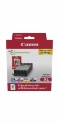 Canon CARTRIDGE CLI-581XL BK/C/M/Y fotopapír PP-201 pro PIXMA TS615x, TS625x, TS635x, TS815x  (400 str.)