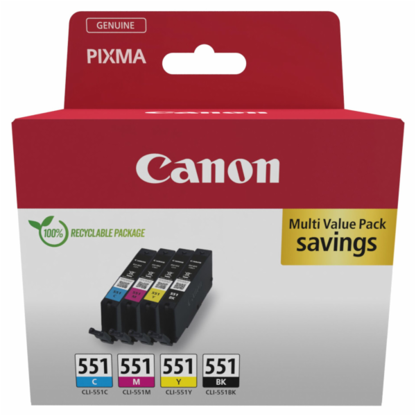 Multipack inkoustu Canon CLI-551