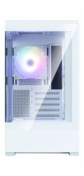 Zalman skříň P30 White / miniT / 3x120mm fan ARGB / USB 3.0 / USB-C / temperované sklo / bílý