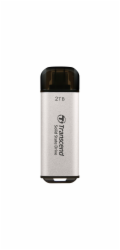 TRANSCEND Externí SSD ESD300S 2TB, External SSD, USB 10Gbps, Type C, stříbrná