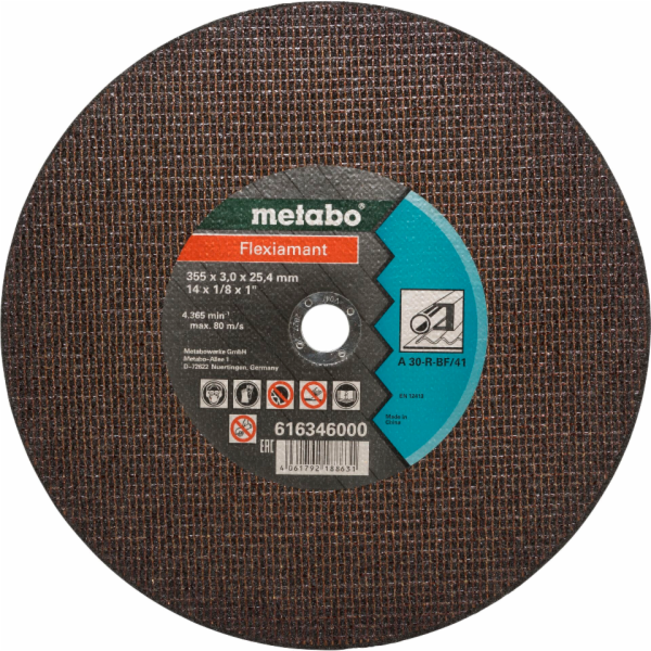 Metabo Flexiamant 355x 3,0 x 25, 4 mm steel