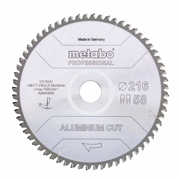 Metabo AluminiumCutProf 216x30 5  8FZ/TZ 5neg