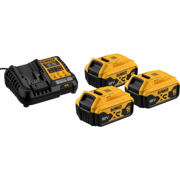 DeWalt DCB1104P3-QW 3x 18V 5Ah  Battery Set