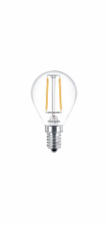 LED žárovka PHILIPS, P45, E14, 2 W, 250 lm, 2700 K