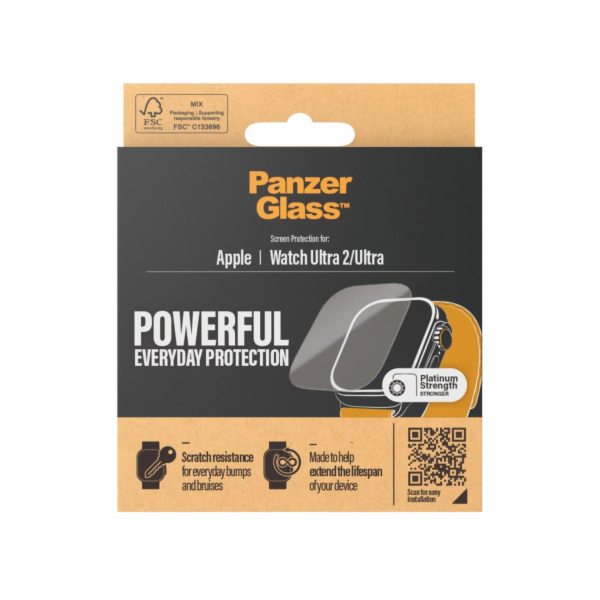 PanzerGlass Tempered Glass Panzerglass pro Apple Watch Ultra