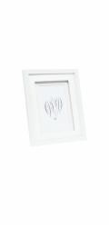 Deknudt S65KK1 white 15x20  Wood double Passepartout