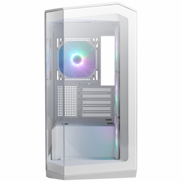 MSI MAG PANO M100R PZ/Micro ATX/Transpar./Bílá