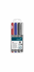 Pica Permanent-Pen 1,0mm  assorted with Instant-White-Pen