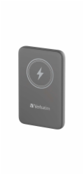 Verbatim Wireless Powerbank Charge  n  Go 10.000mAh (grau, Qi, PD 3.0, Quick Charge 3.0)