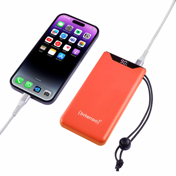 Intenso Powerbank F10000  Orange  10000 mAh incl. USB-C t...
