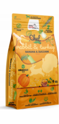 SYTA MICHA Chef Puppy Rabbit, turkey, banana and zucchini - suché krmivo pro psy - 9kg