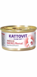 KATTOVIT Feline Diet Niere/Renal Lamb - mokré krmivo pro kočky - 85g