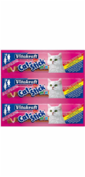 VITAKRAFT Cat Stick Mini Treska - pamlsek pro kočky - 3 ks.
