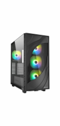 Sharkoon Rebel C80G RGB (černá, tvrzené sklo)
