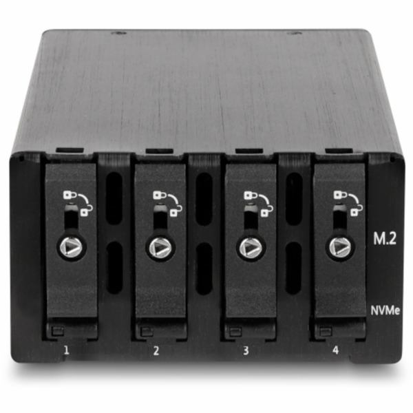 DeLOCK Slim Bay hot-swap rámeček pro 4 x M.2 NVMe SSD s k...