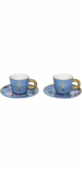 Bialetti 2 Cup Set incl.  saucers BRIDGERTON