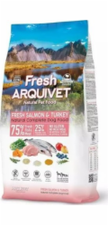 ARQUIVET Čerstvý losos s krůtím masem - polotučné krmivo pro psy - 2,5 kg