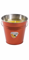 Citronelová svíčka CB163, repelent, kbelík, 610 g, 150x150 mm