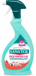 Dezinfekce Sanytol, univerzální čistič, grep, rozprašovač 500 ml