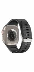 Decoded Decoded Ultra Traction - silikonový řemínek pro Apple Watch 49/45/44/42 mm Gen 1-9 - SE (černý)