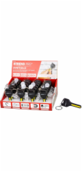 Svítidlo Strend Pro Keychain, klíčenka, přívěsek, s magnetem, LED 60 lm, 75x30 mm, Sellbox 24 ks