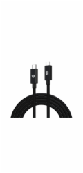 Conceptronic USB kabel CONCEPTRONIC USB-C 4.0 -> C nerezová ocel/nerezová ocel kabel 2,00 m 5A 40Gbps sw