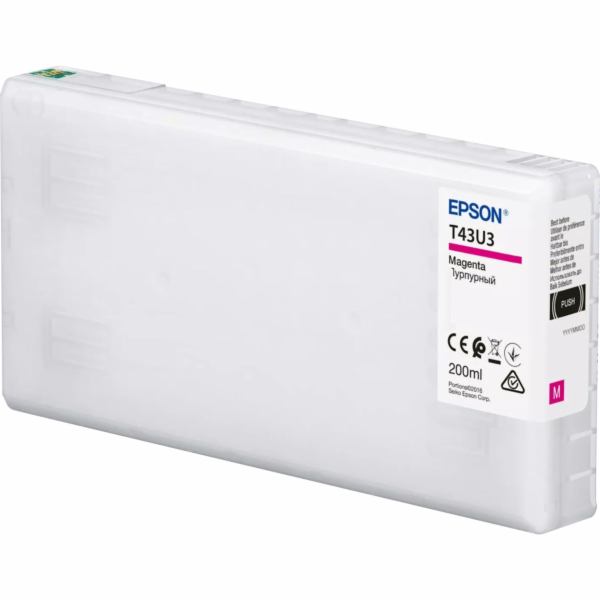 Inkoustová kazeta Epson purpurová T 43U 200 ml T 43U34N