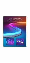Govee Neon Rope Light 2 Clips 5 ks Bílá