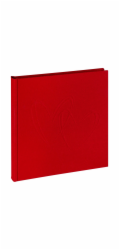 Walther My Heart red 20x20  40 white P. Cloth-bound FA243R
