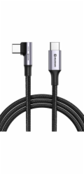 Swissten datový kabel usb-c/usb-c 5a (100w) pro notebooky 2 m černý
