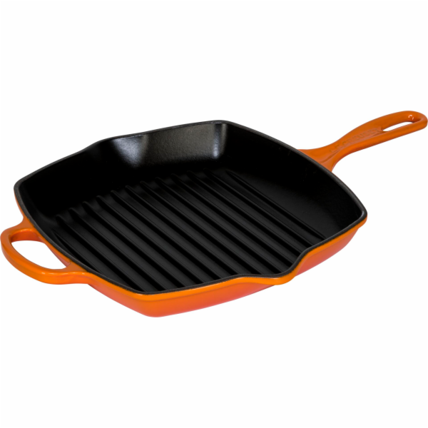 Le Creuset Grill Pan Cast Iron  Square Oven Red 26 cm
