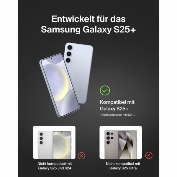 Belkin ScreenForce Invisiglass  Samsung S25+            O...
