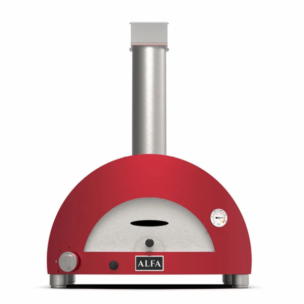 Alfa Forni Moderno 1 Pizza  Gas antique red