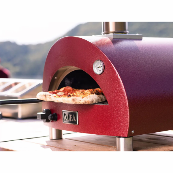 Alfa Forni Linea Moderno  Portable Pizza Oven Antique Red