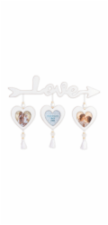ZEP Delia                  3x9x9  Wood white three hearts    RE366