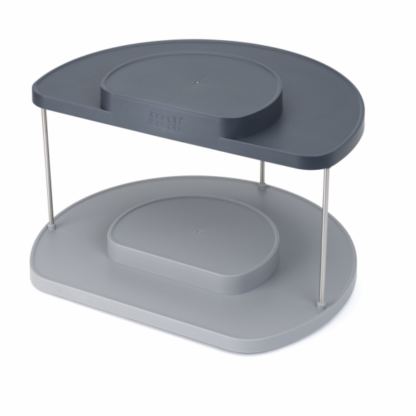Joseph Joseph CupboardStore  2-tier Grey Rotating Organiser