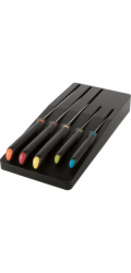 Joseph Joseph Elevate Store 5-pc  Mul.Knife Set w/InDrwr Strg Tray