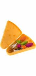 Guzzini TIP TOP TAP Mini 3 Pcs.  Cutlery Set w. Case Asstd.color