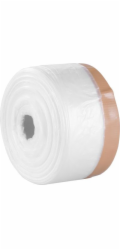 Fólia krycia Strend Pro, 550 mm, L-30 m, PE, maliarska, s látkovou lepiacou páskou, zakrývacia na po
